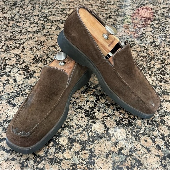 To Boot Brown Suede Loafers - Picture 1 of 9